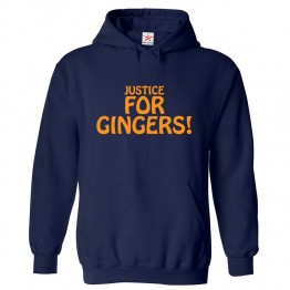 Justice For Gingers Funny Unisex Novelty Kids and Adults Pullover Hoodie
